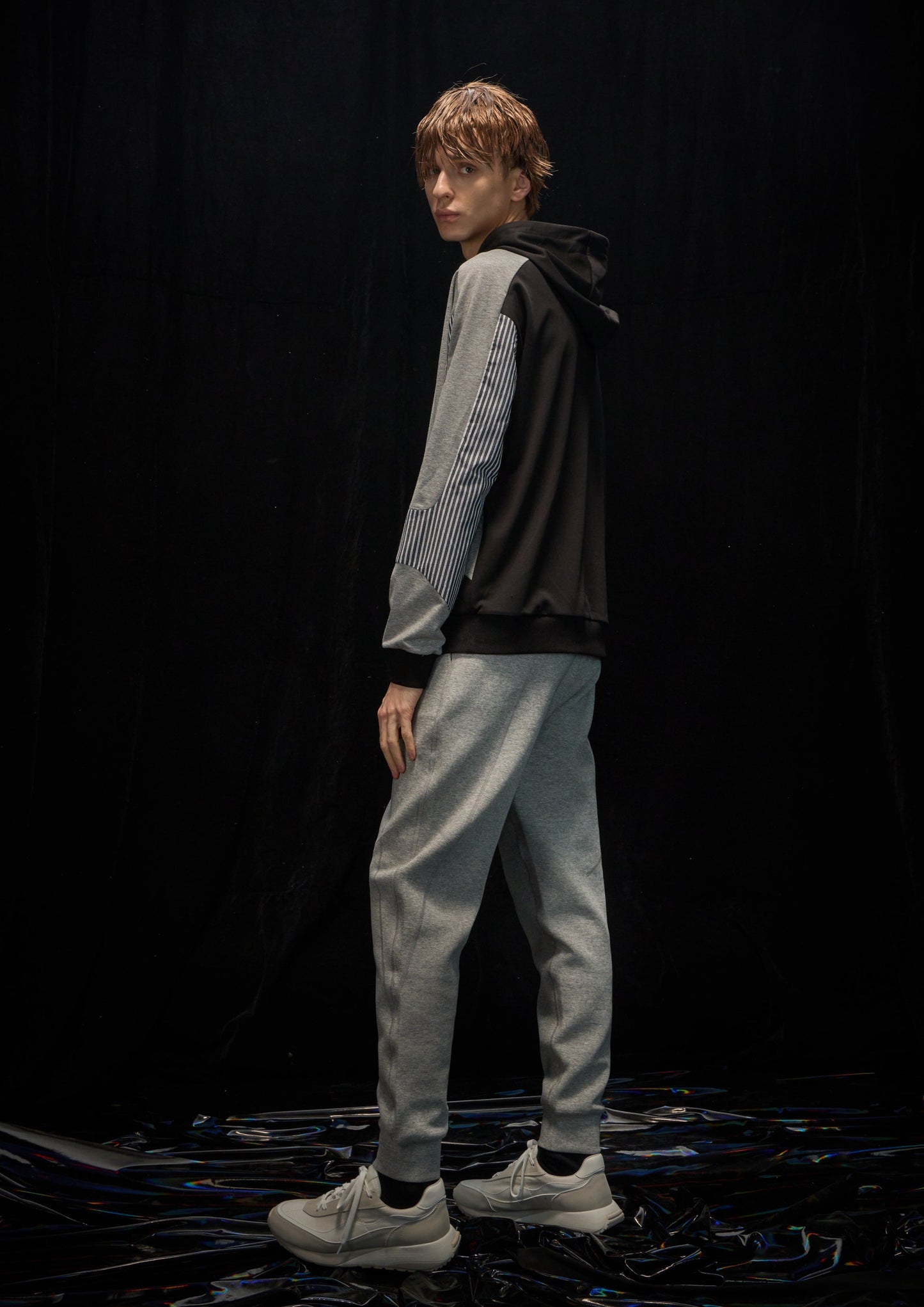 Harrison Wong Fabric Contrast Hoodie