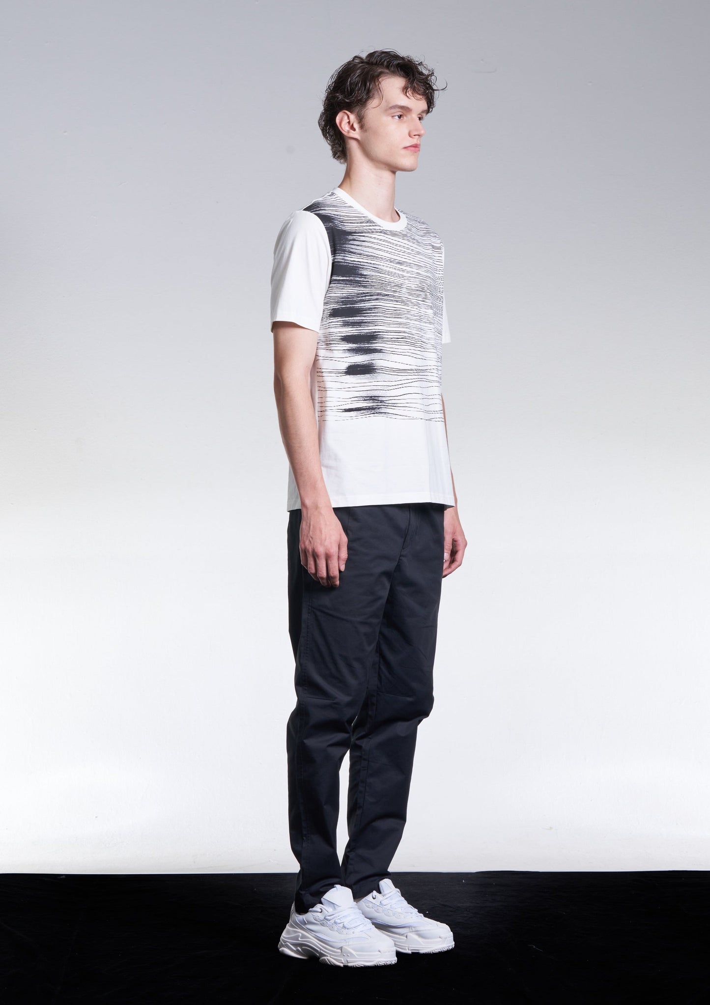 Cotton Fitted Pants With Drawstring