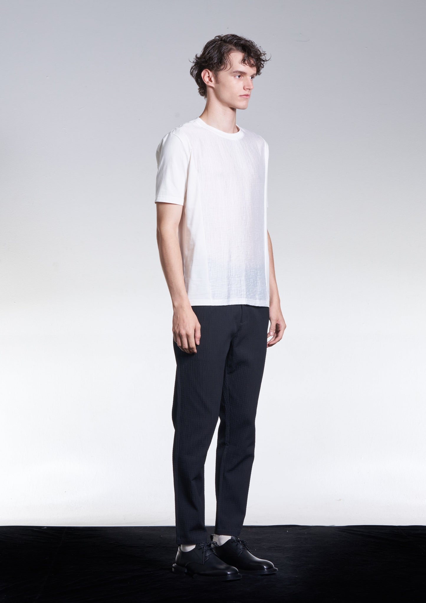 Fabric Contrast Tee
