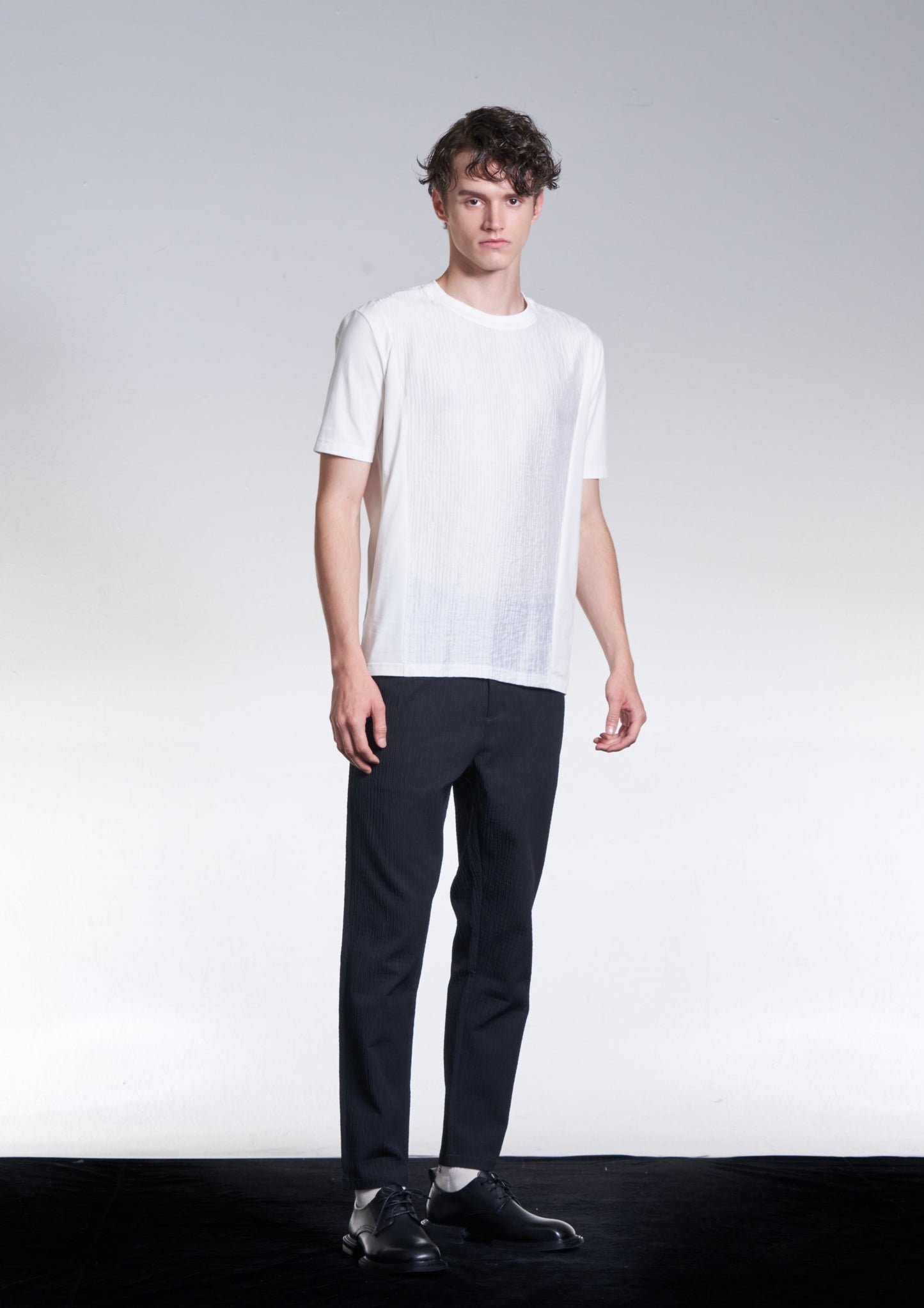Fabric Contrast Tee