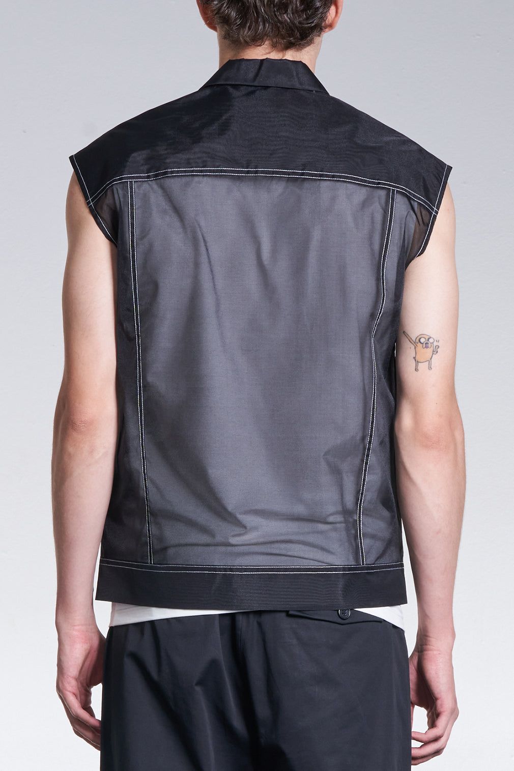 Organza Sleeveless Jacket