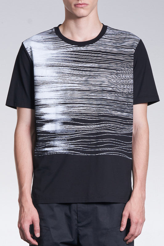 Tee With Shadow Pen Drawing