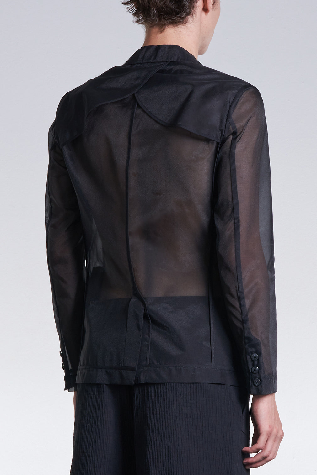 Organza Constructed Blazer