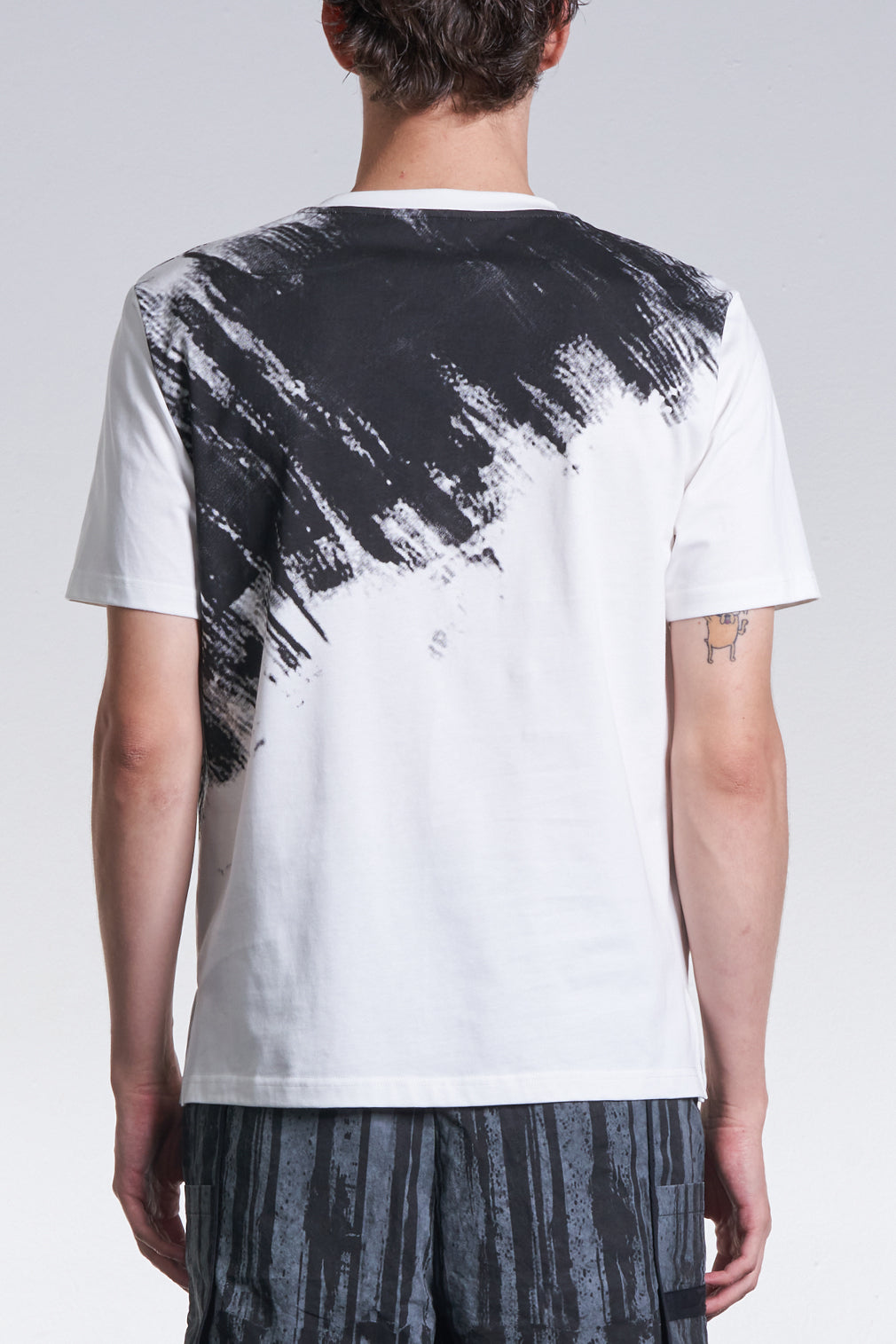 Tee With Shadow Brush Drawing