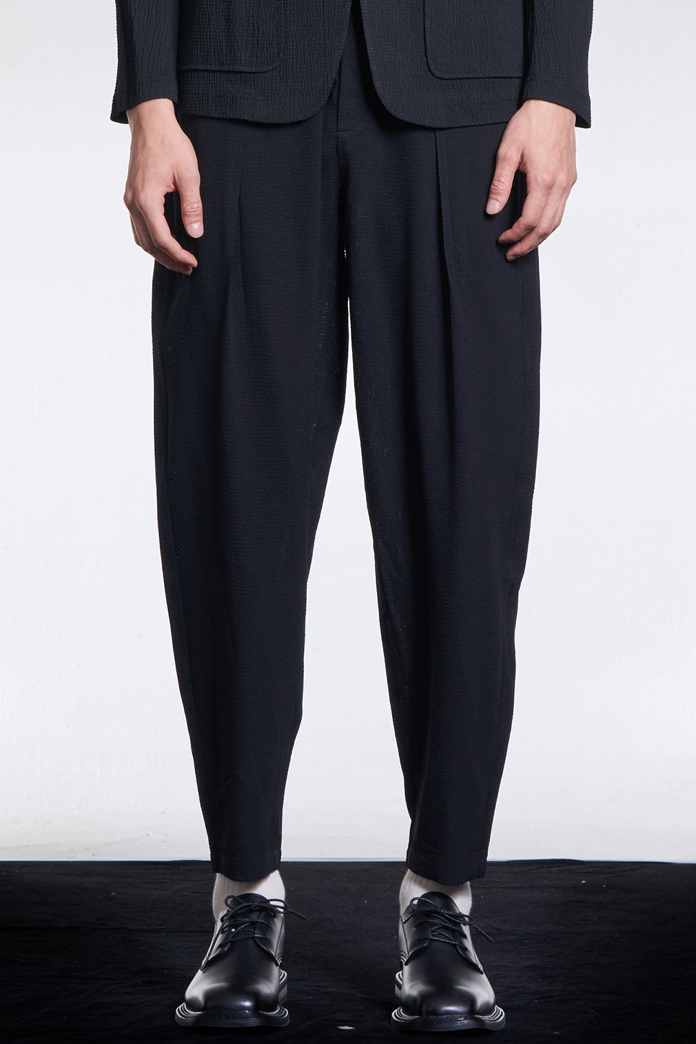 Loose Fit Cone Shape Sheer Pants