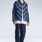 Bias Stripe Denim Jacket