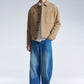 Trench Coat With Denim Trim