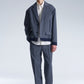 Easy Fit Straight Leg Wool Pants