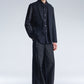 Deconstructed Wool Blazer With Denim