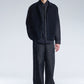 Wool Pants With Denim Contrast
