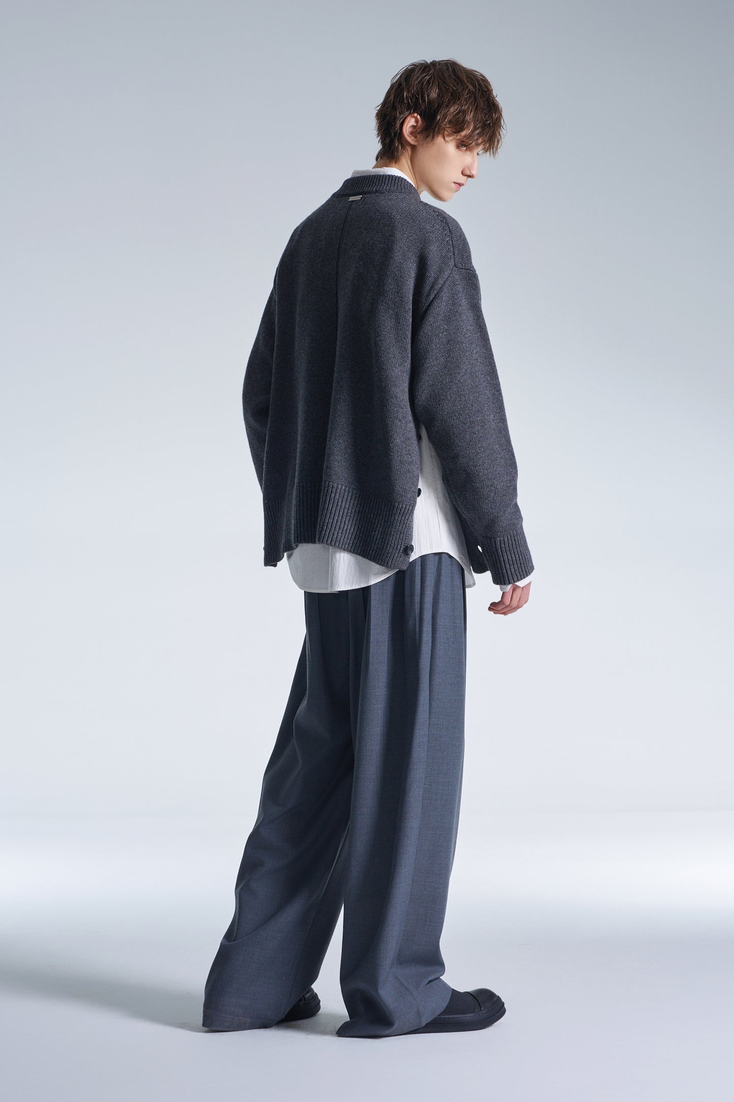 Cashmere Wool Hybrid Oversize Sweater