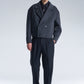 Easy Fit Straight Leg Wool Pants