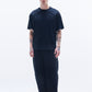 Raw Edge Tee With Contracted Fabric