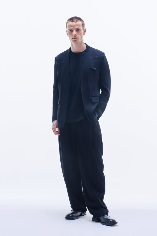 Rayon Cotton Curved Leg Pants