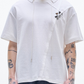 Tee With Raw Edge Cut & Mirrors
