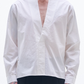 V Neck Cotton Shirt