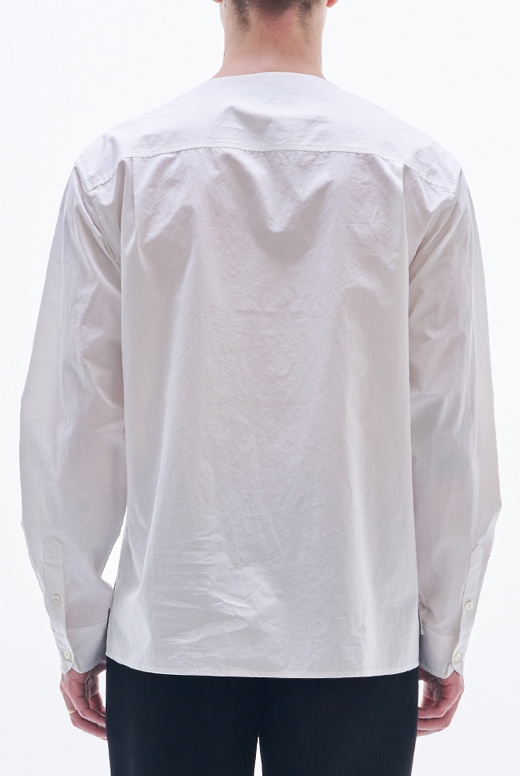 V Neck Cotton Shirt