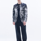 Blazer With Overall Broken Glass Print