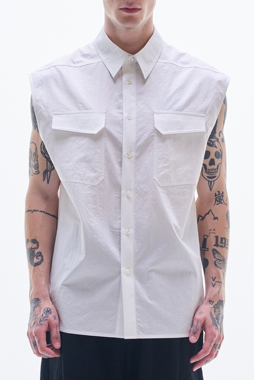 Cotton Sleeveless Shirt
