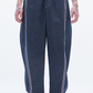Line Denim Baggy Pants
