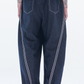 Line Denim Baggy Pants