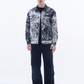 Nylon Cotton Jacket with Broken Glass print