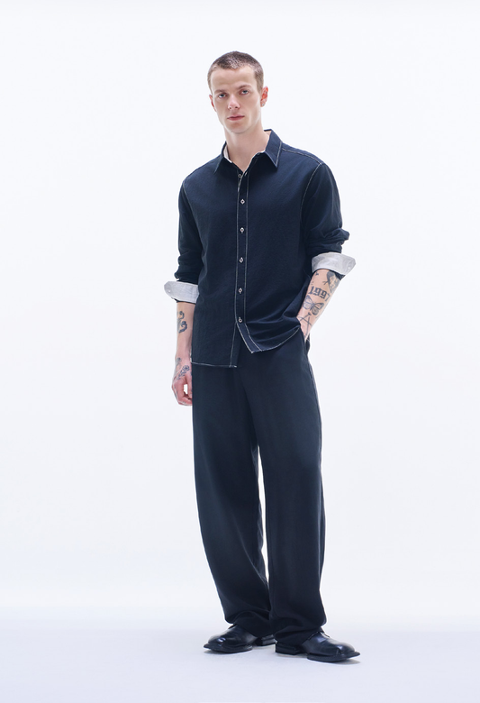 Tencel Strange Leg Pants