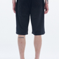 Pleated Bermuda Poly Cotton Shorts