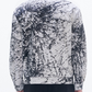 Nylon Cotton Jacket with Broken Glass print