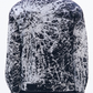 Nylon Cotton Jacket with Broken Glass print