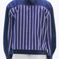 Denim Jacket Contract with Striped Linen
