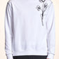 Sweatshirt With String Flowers Embroidery