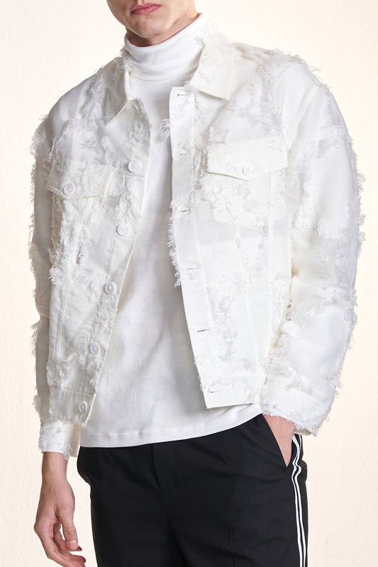 Ripped Texture Jacket