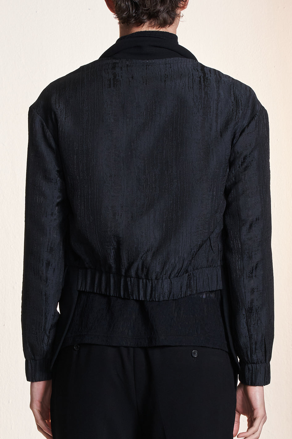 Deconstructed Blazer With Textured Jacket