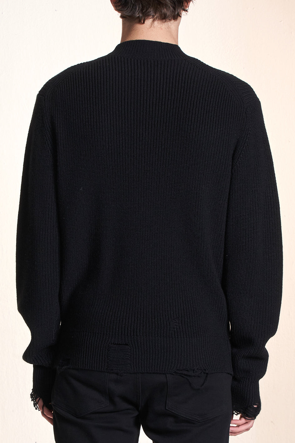 Sweater With Ripped Hem