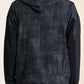 Batik Hooded Sweatshirt Zipper Jacket