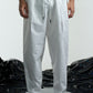 Regular Fit Tapered Pants With Pleats