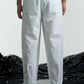 Regular Fit Tapered Pants With Pleats