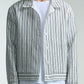 Reversible Stripe & Organza Jacket