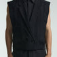 Crepe Fabric Waistcoat