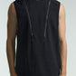 Tank Top With 2 Zippers And Studs