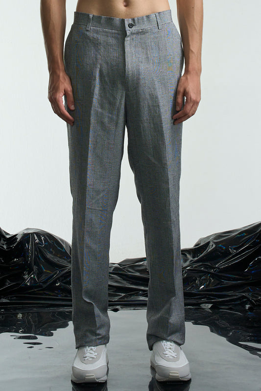 Checked Tailored Pants