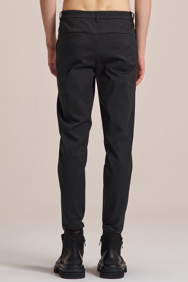 Slim Fit Pants With Incline Fly