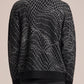 Wire Pattern Wool Cardigan