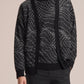 Wire Pattern Wool Cardigan