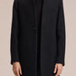 Stand Collar Wool Coat