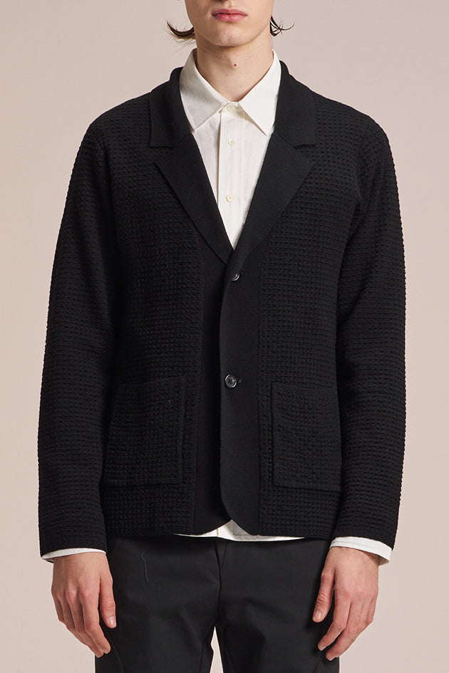 2 Buttons Wool Cardigan Blazer