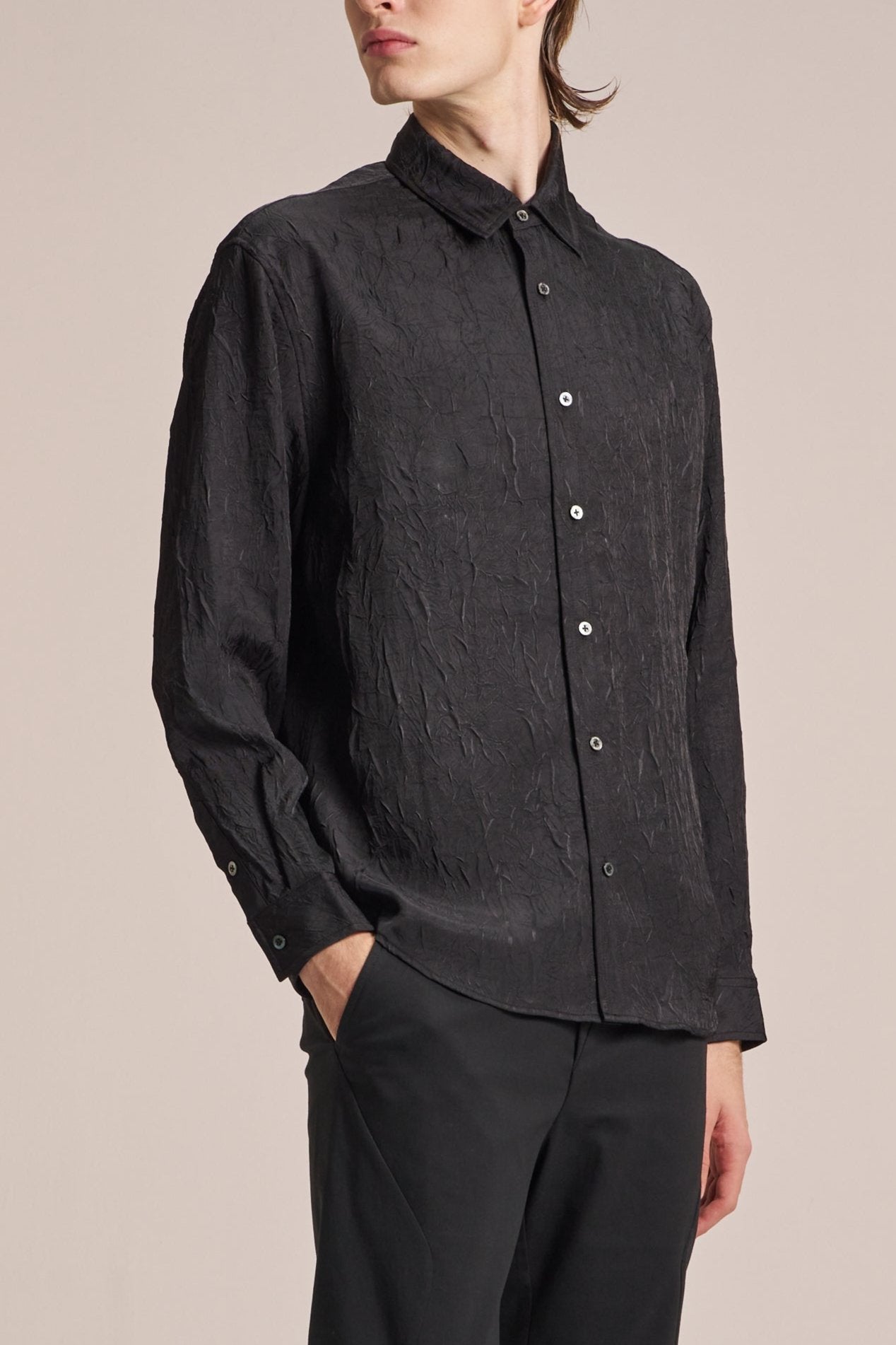 Crepe Acetate Shirt