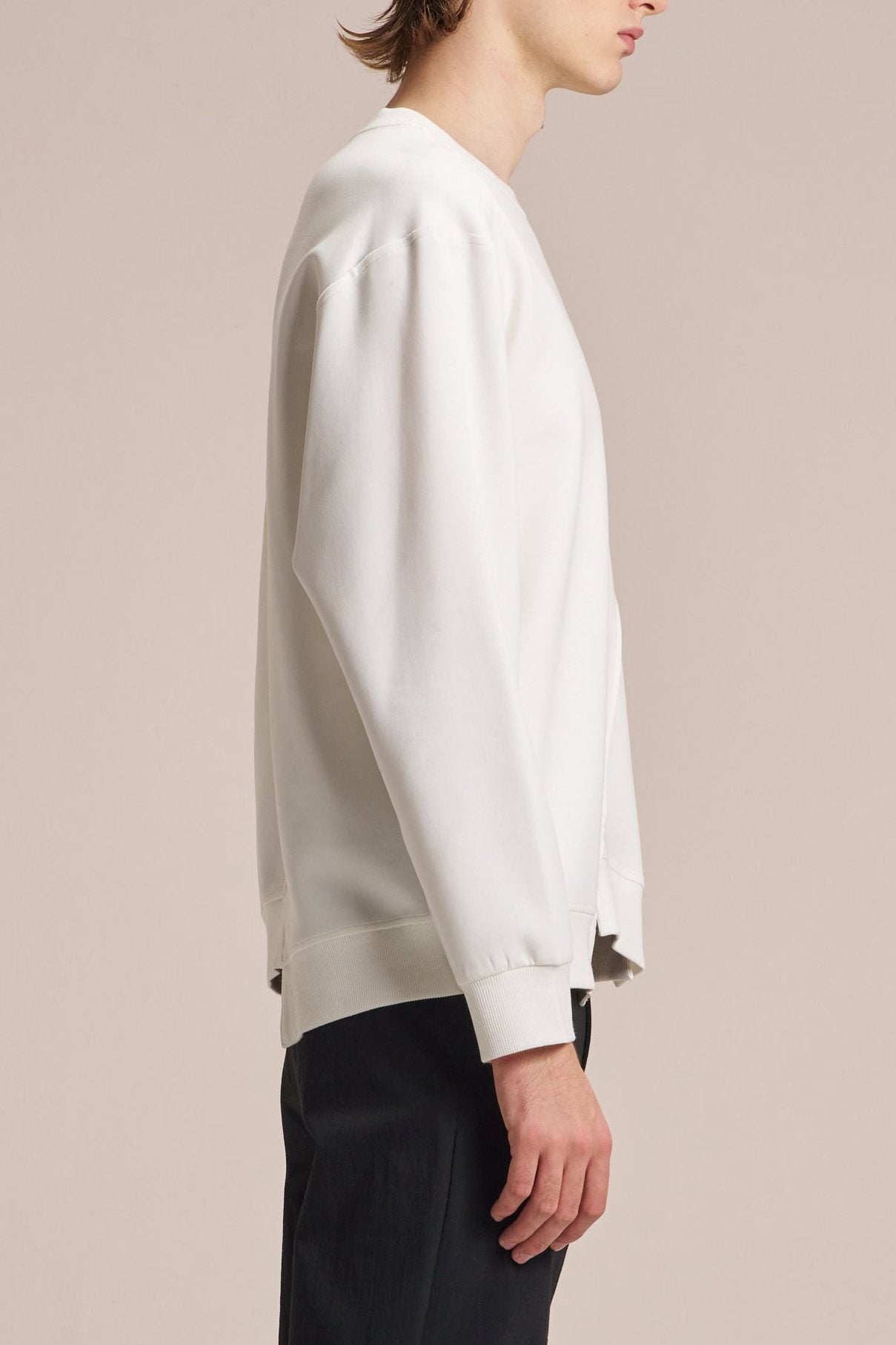 Sweatshirt With Asymmetric Hem