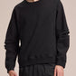 Sweatshirt With Zipper Sleeve & Net